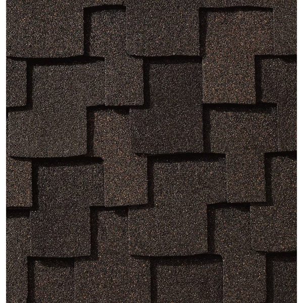 GAF Autumn Brown shingle color swatch