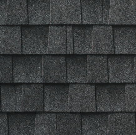 GAF Stone Gray shingle color swatch