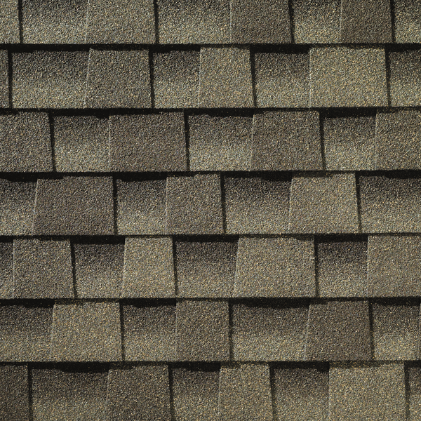 GAF Weathered Wood shingle color swatch